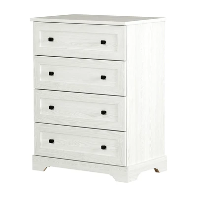 Commode 4 Tiroirs - Hazen Pin blanc