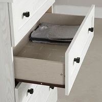 Commode 4 Tiroirs - Hazen Pin blanc