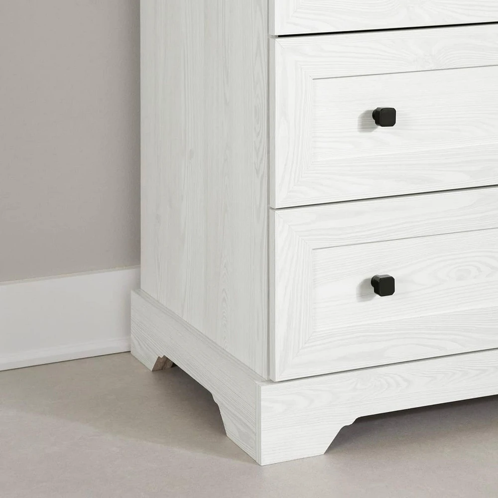 Commode 4 Tiroirs - Hazen Pin blanc