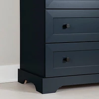 Commode double 6 Tiroirs - Hazen Bleu Marine