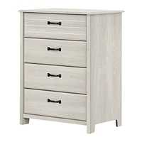 Commode 4 Tiroirs - Ulysses Chêne Hivernal