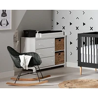 Rocking Chair - Balka Black Rattan
