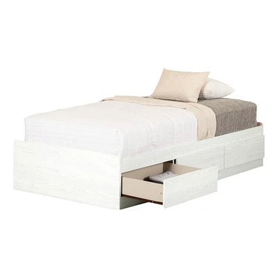 Twin Mates Bed - Hazen White Pine