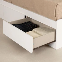 Double Bed and Headboard Set - Fusion Pure White