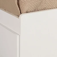 Double Bed and Headboard Set - Fusion Pure White