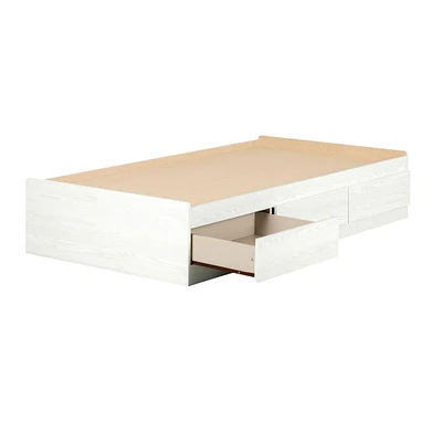 Lit Matelot Simple 3 Tiroirs -  Arlen Pin Blanc