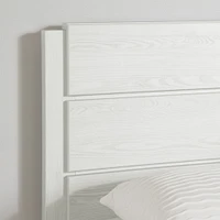 Twin Bed and Headboard Set - Arlen White Pine