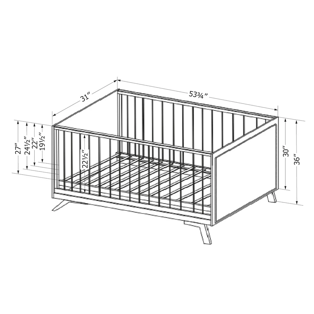 Couchette et barrière de transition - Milos Rose blush