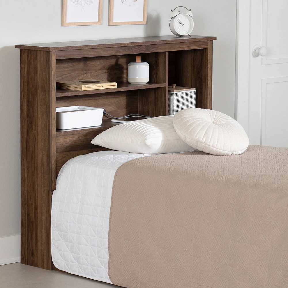 Twin Headboard - Yodi Natural Walnut