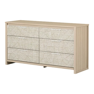 Commode double - Munich Orme naturel et Blanc