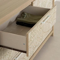 Commode double - Munich Orme naturel et Blanc