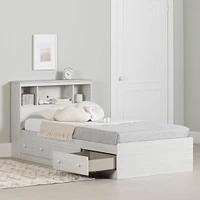 Bed and headboard set - Summer Breeze White Pine