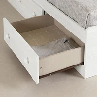 Bed and headboard set - Summer Breeze White Pine