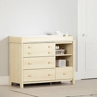 Changing Table with Removable Station - Little Smileys Bleached Oak