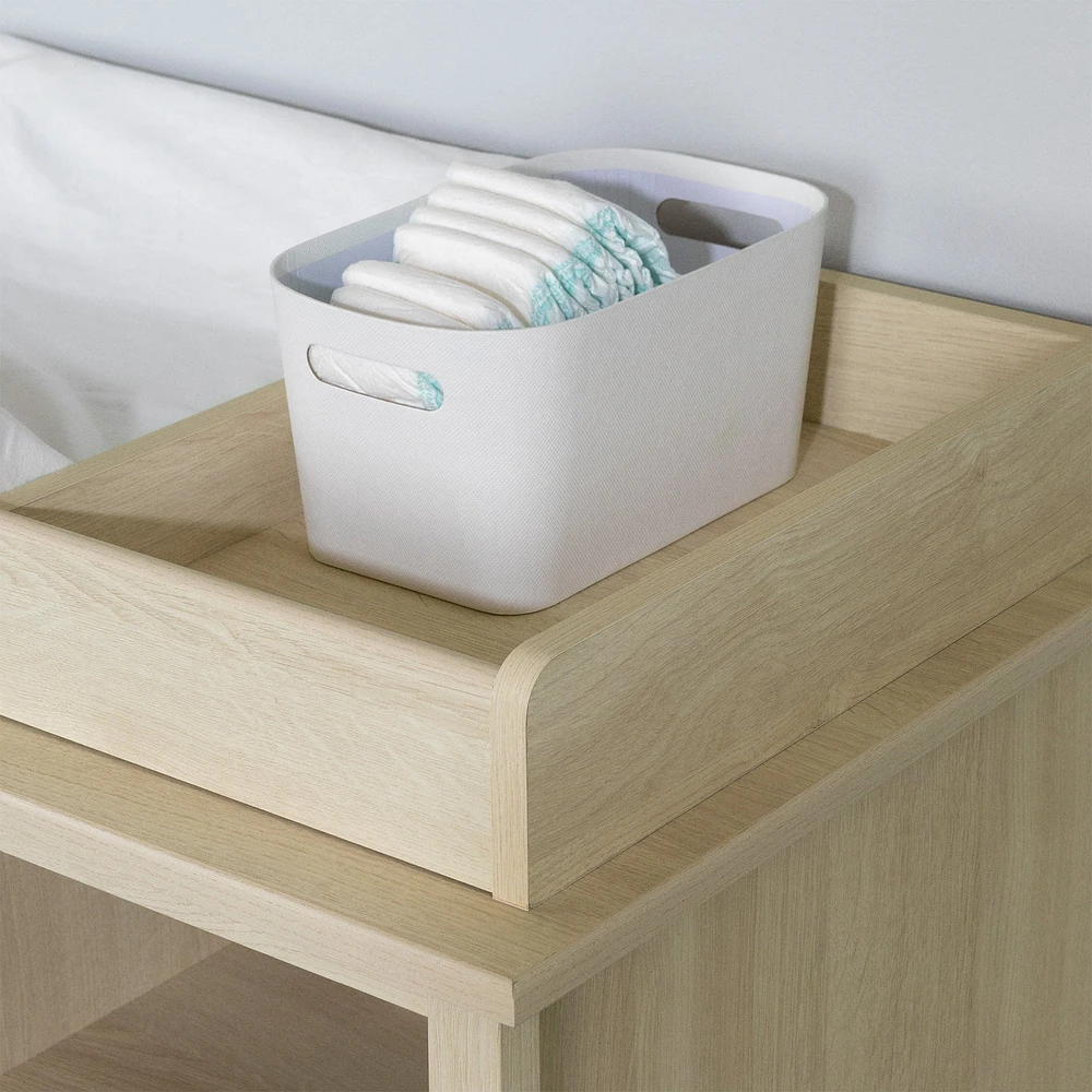 Changing Table with Removable Station - Little Smileys Bleached Oak