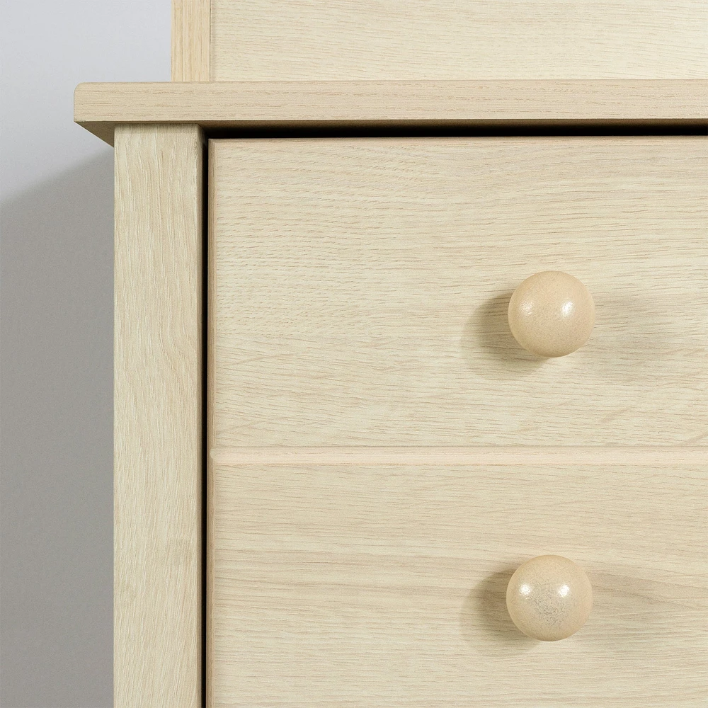 Changing Table with Removable Station - Little Smileys Bleached Oak