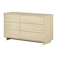 Commode 6 tiroirs - Noah Chêne blanchi