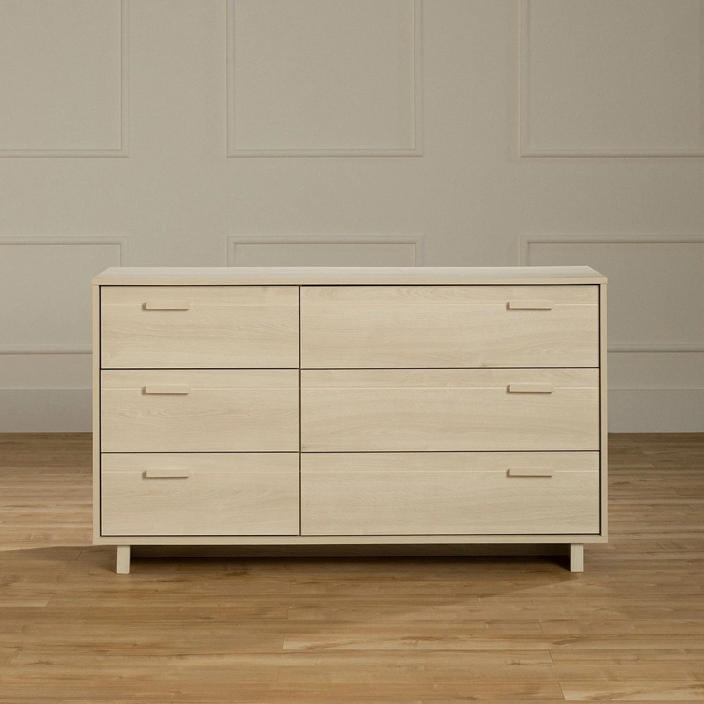 Commode 6 tiroirs - Noah Chêne blanchi