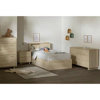 Commode 6 tiroirs - Noah Chêne blanchi