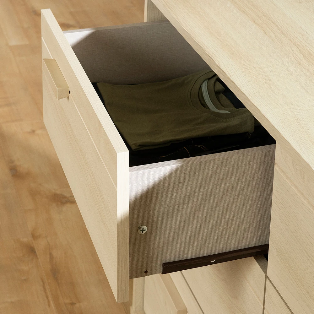 Commode 6 tiroirs - Noah Chêne blanchi