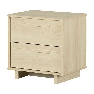 2-Drawer Nightstand - Noah Bleached Oak