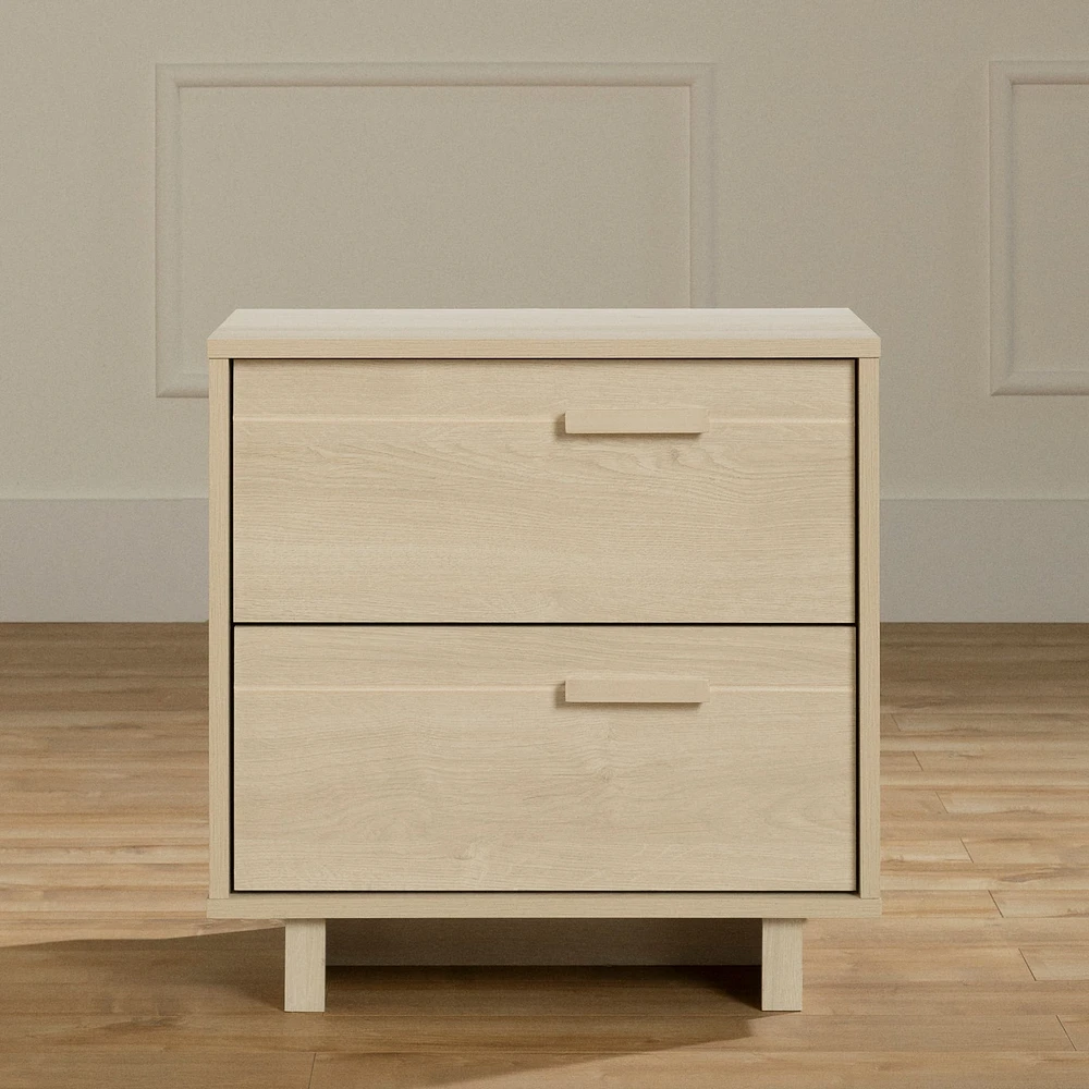 2-Drawer Nightstand - Noah Bleached Oak