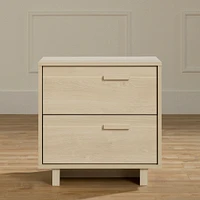 2-Drawer Nightstand - Noah Bleached Oak