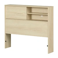 Bookcase Twin Headboard - Noah Bleached Oak