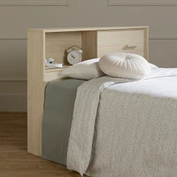 Bookcase Twin Headboard - Noah Bleached Oak