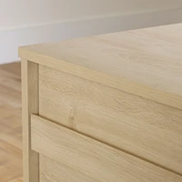 1-Drawer Nightstand - August Bleached Oak