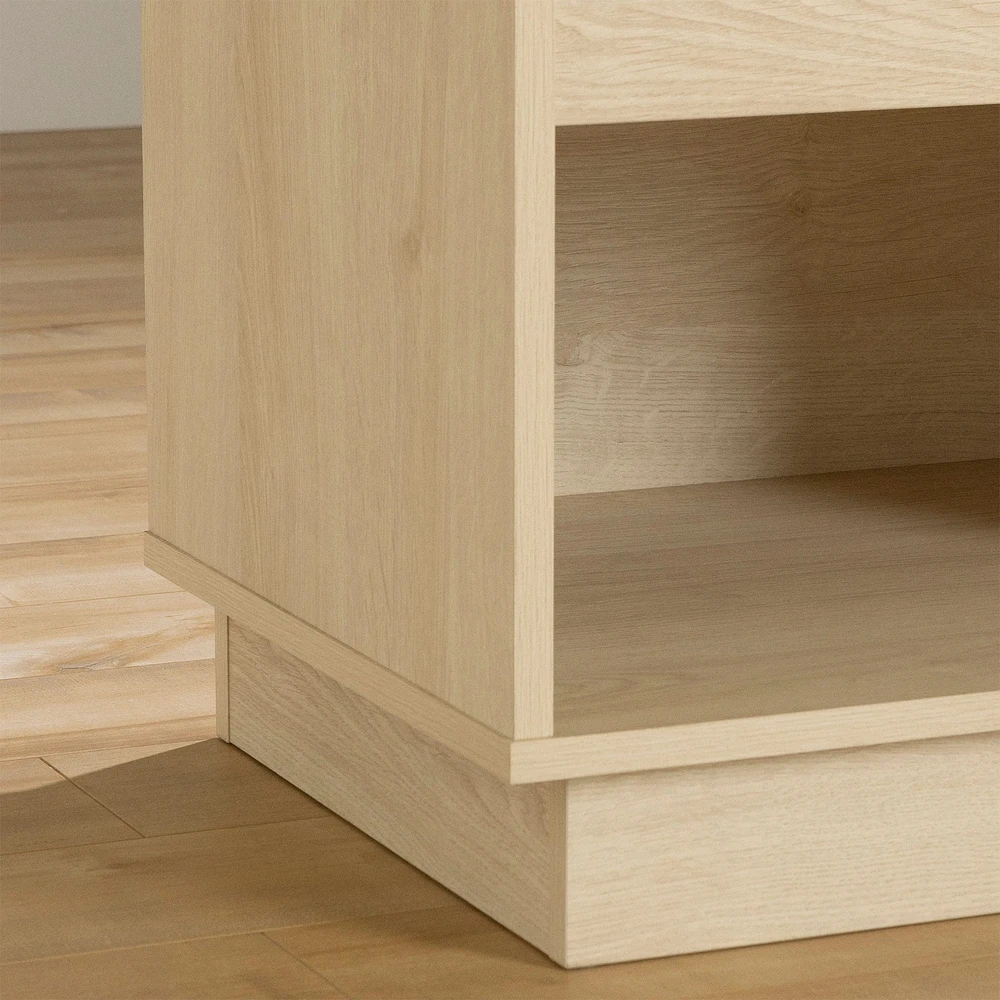 1-Drawer Nightstand - August Bleached Oak