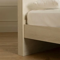 Complete Bed with Headboard - August Bleached Oak