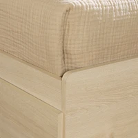 Lit Simple matelot 3 tiroirs - August Chêne blanchi  ( Exclusivité Clément )