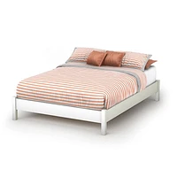 Step One Double Platform Bed - Pure White