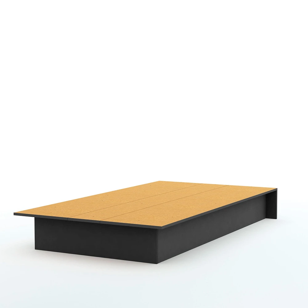 Lit Simple plateforme - Libra Noir solide