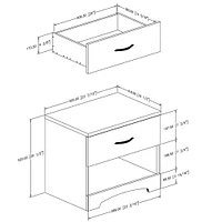 Step One 1-Drawer Nightstand