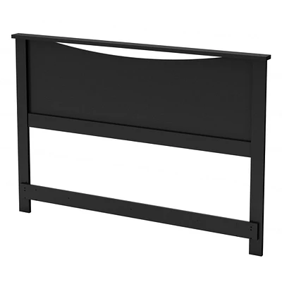 Tête de Lit Double Step One - Noir Solide