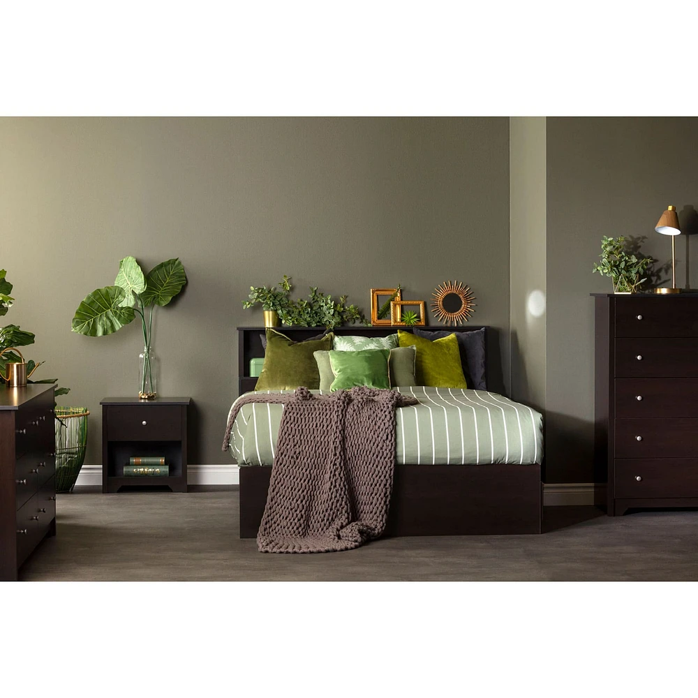 Commode Double 6 Tiroirs Vito - Chocolat