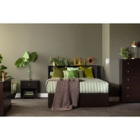 Commode Double 6 Tiroirs Vito - Chocolat