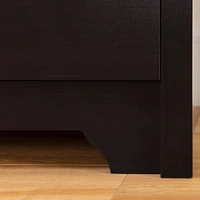 Commode Double 6 Tiroirs Vito - Chocolat