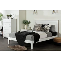 Commode 5 Tiroirs Vito - Blanc Solide
