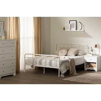 Commode 5 Tiroirs Vito - Blanc Solide