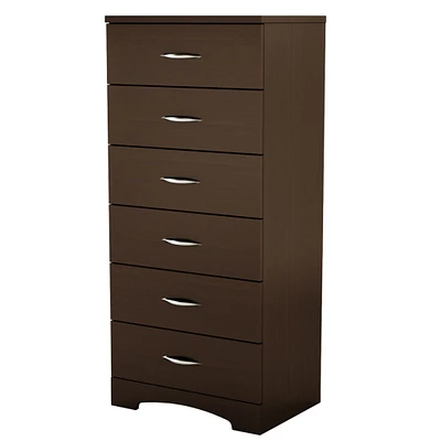 Step One 6-drawer lingerie chest  - Chocolate