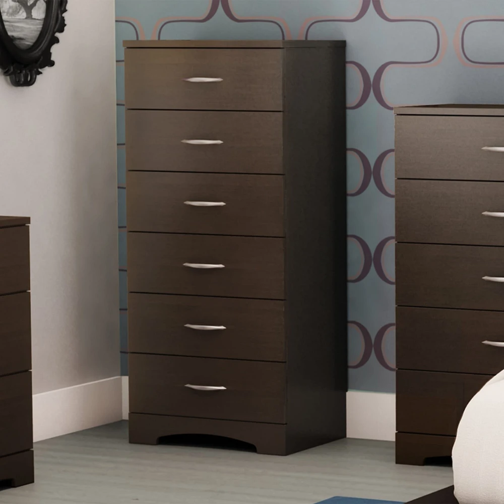 Step One 6-drawer lingerie chest  - Chocolate