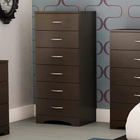 Step One 6-drawer lingerie chest  - Chocolate