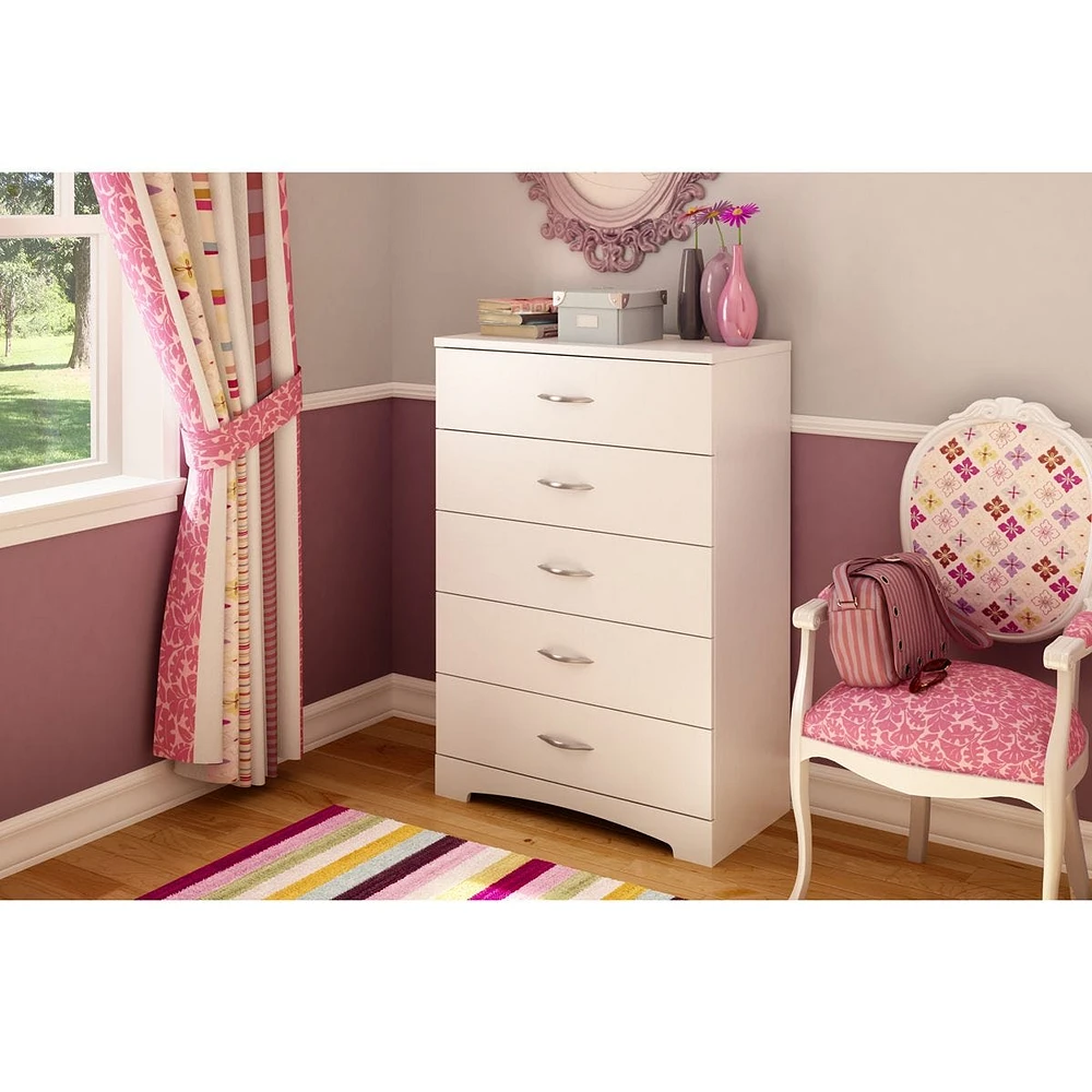 Commode 5 Tiroirs Step One