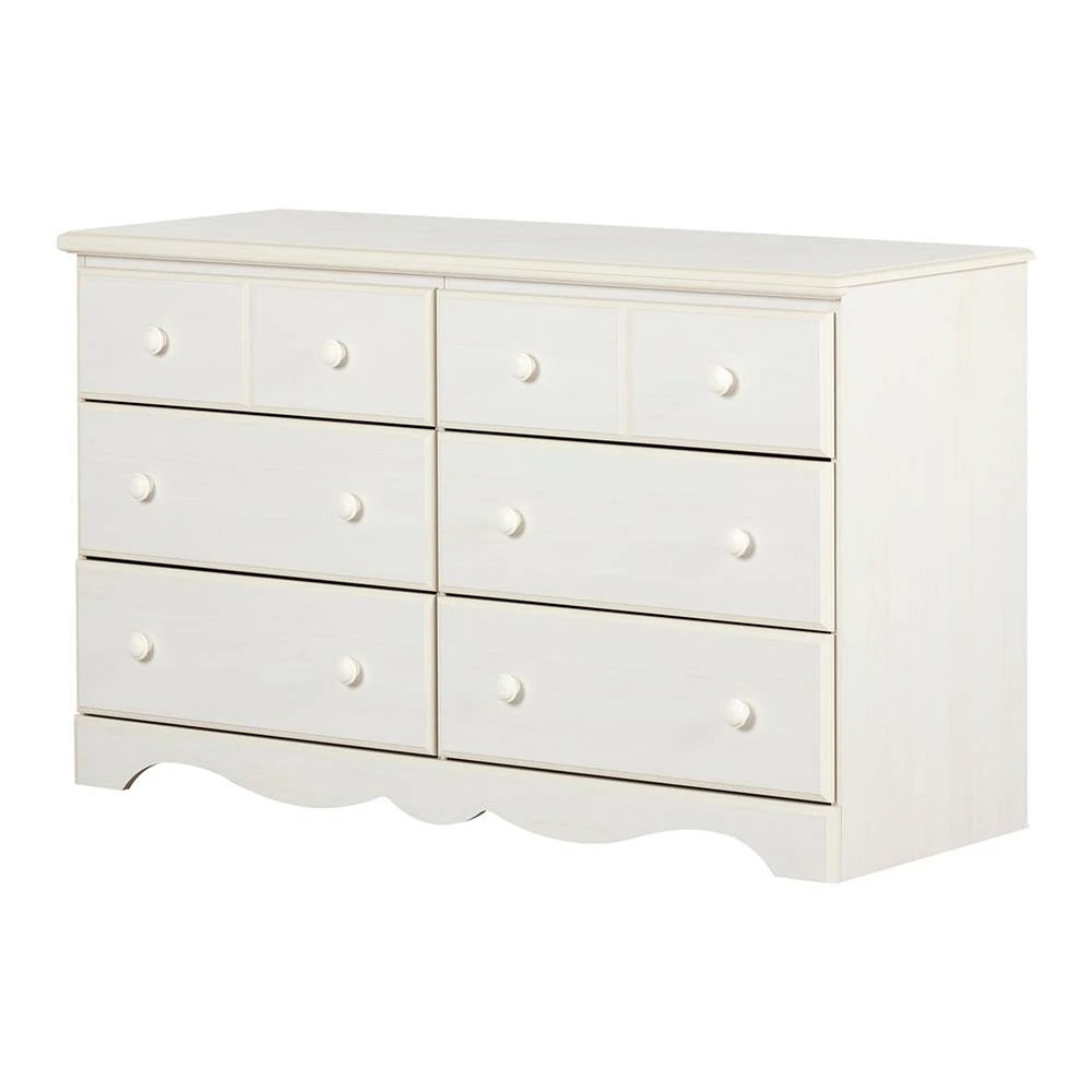 Summer Breeze 6 Drawer Double Dresser