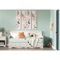 Lit Divan avec Rangement - Summer Breeze Blanc Antique
