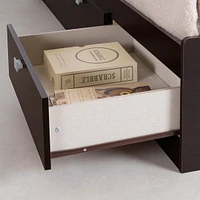 Lit Matelot Simple 3 Tiroirs Spark - Chocolat