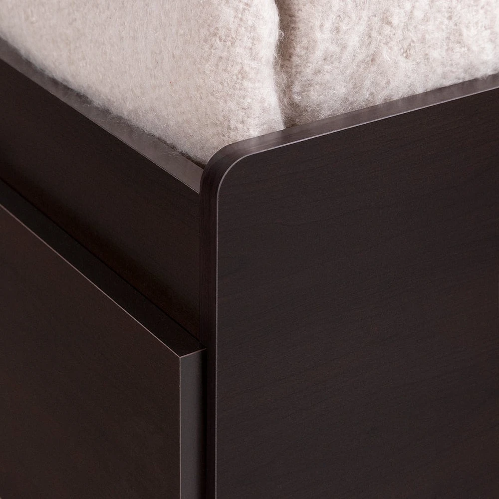Spark Twin Mates Bed with Drawers - Chocolate